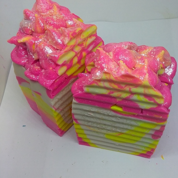 Unicorn 2 bars Pink Grapefruit Bergamote tea tree - Picture 4 of 14